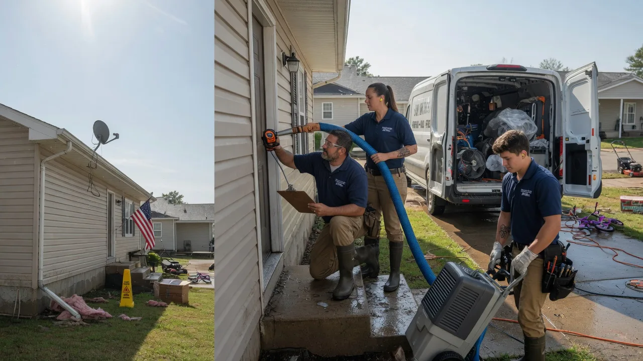 Ceiling Water Damage Restoration in Gaylord, MI near me